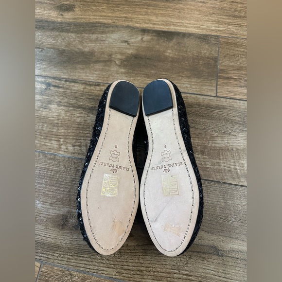 Elaine Turner Sequin Flats 6 - Picture 10 of 11